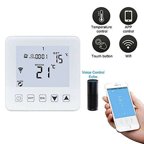 FAY Smart WiFi Thermostat,WiFi Wireless Temperature Controller Compatible with Alexa Google Home,AC230V/50 /