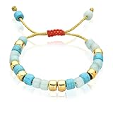 Deja Beads Mélange bleu et doré