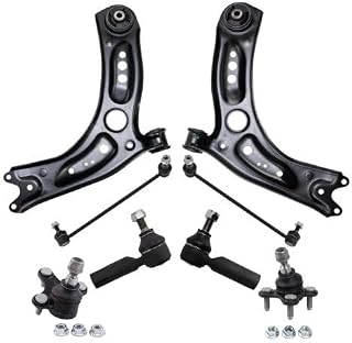 Replacement Front 8 Piece Steering and Suspension Kit fits Volkswagen Golf, Golf SportWagen, e-Golf 2015-2020