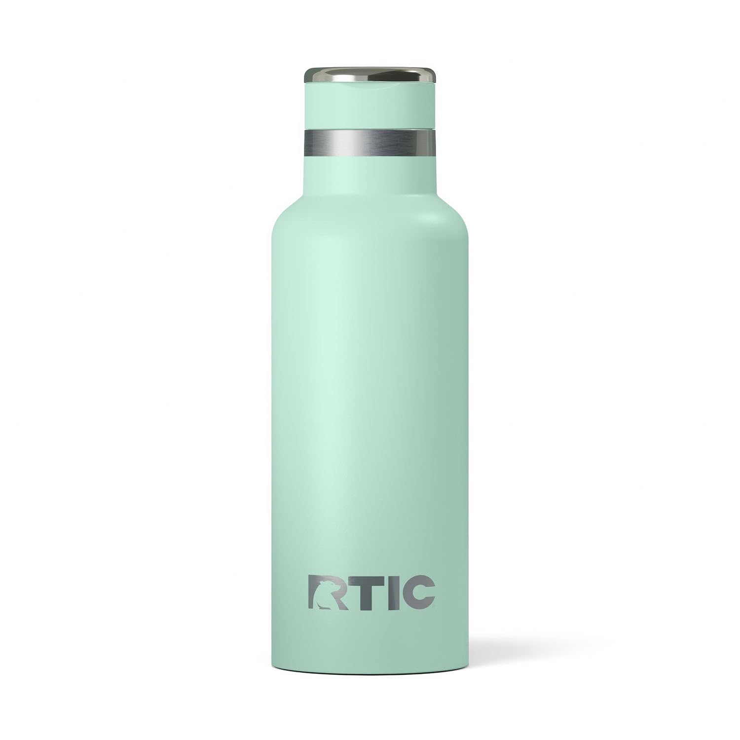 RTIC 16oz Journey Bottle Metal Stainless Steel Vacuum Insulated, BPA Free, Reusable, for Water, Hot and Cold Drinks, Travel, Sports, Camping, Fresh Mint