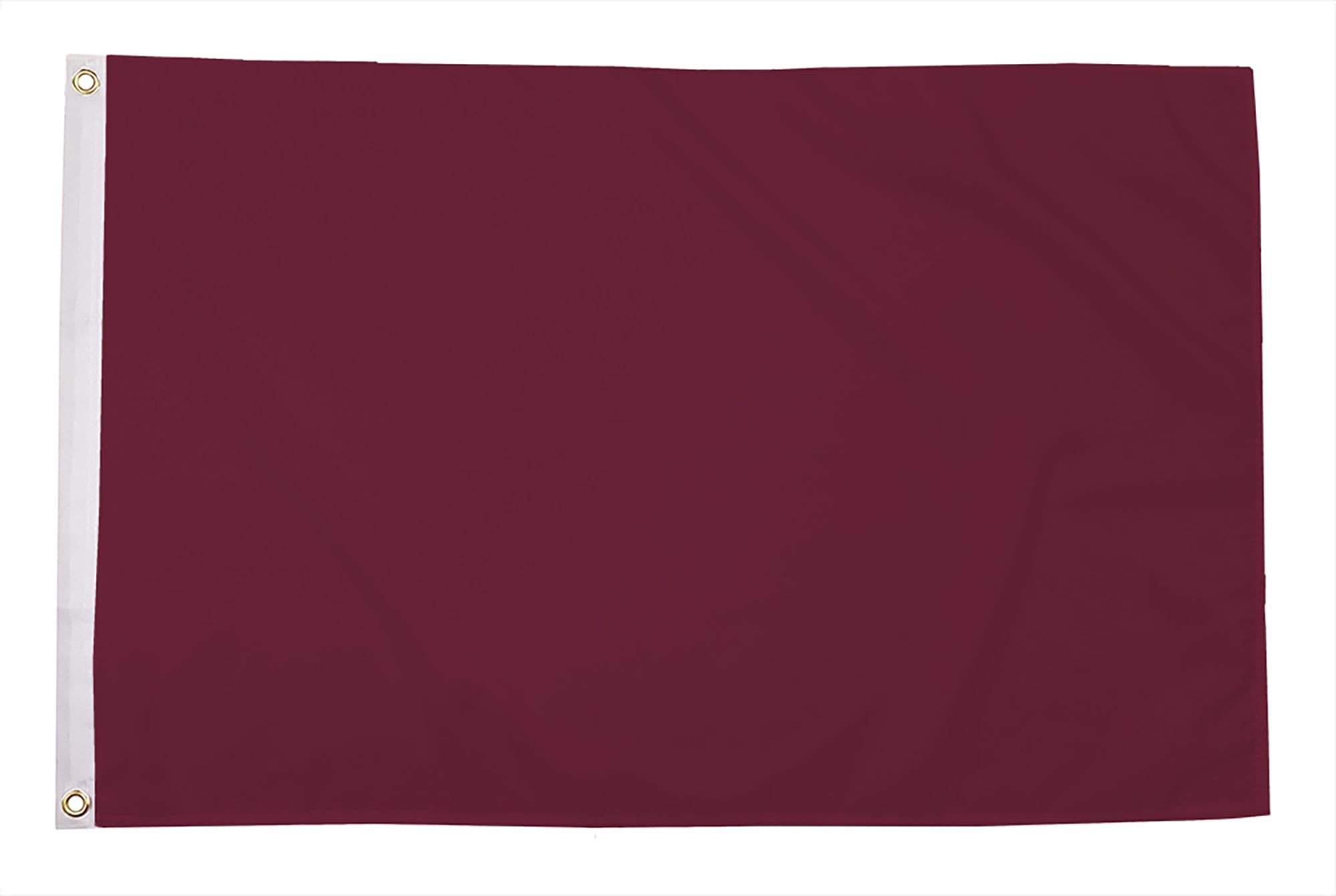 Plain Maroon Small Flag