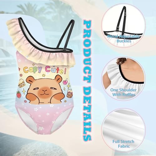 Image of Yzaoxia Girls One Piece Swimsuits Bathing Suit for Kids Swimwear 3-14Y