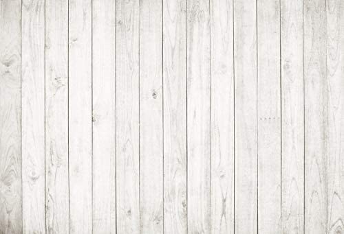 Yeele 15x10ft Vintage Wood Backdrop Retro Rustic White and Gray Wooden Floor Background for Photography Kids Adult Photo Booth Video Shoot Vinyl Studio Props