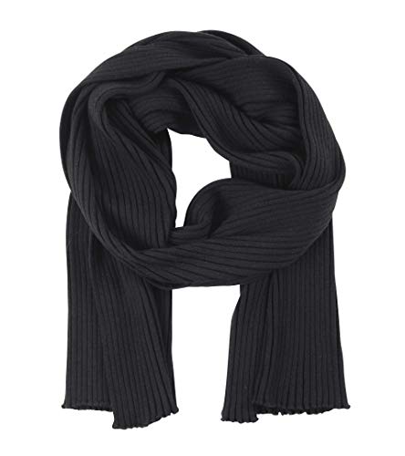 Uppercase Stola/Schal MONO, Merino extrafein, Made in Germany, Schwarz, 75 x 195 cm Cover