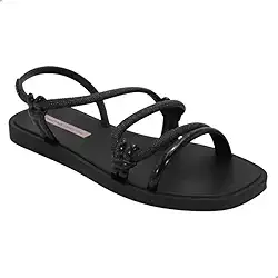 Sandália Feminina Ipanema Solar Brilha Com Glitter Sand