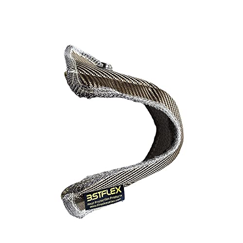 44mm Titanium External Wastegate Turbo Blanket – Basalt Heat Shield Cover - Image 5