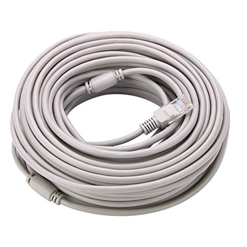 Cable Ethernet para NVR y cámaras de seguridad con conector DC macho hembra de 20 metros 5