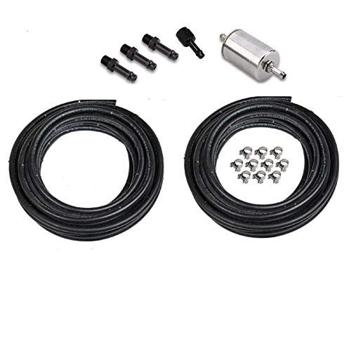 Holley EFI Efi Fuel Tank Kit, 40Ft, W Return Line, Black