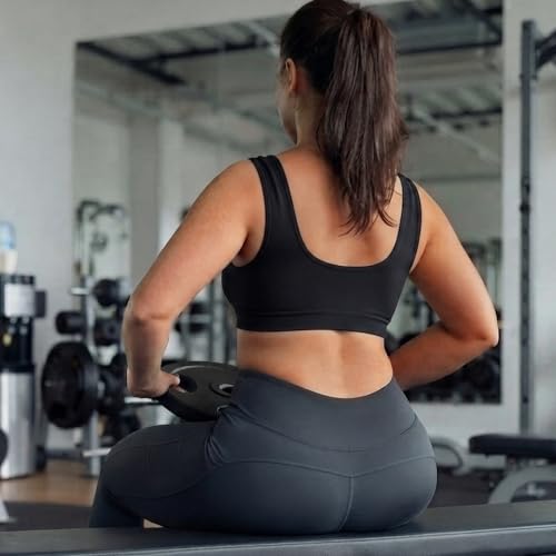Image of Onory 3 Pack Sports Bras for Women Wirefree Padded Workout Yoga Gym Fitness Bra Medium Support