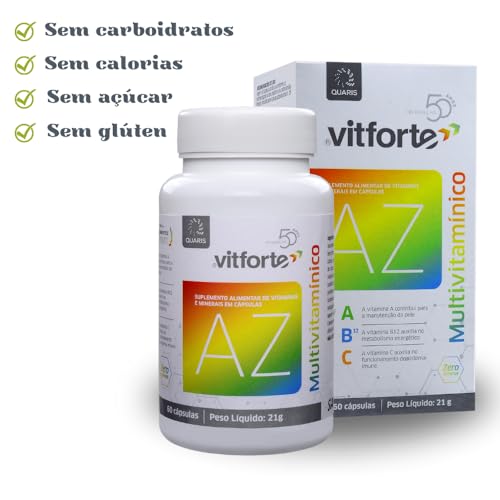 Vitforte Multivitamínico A-z P/Saúde Energia 60 Cp