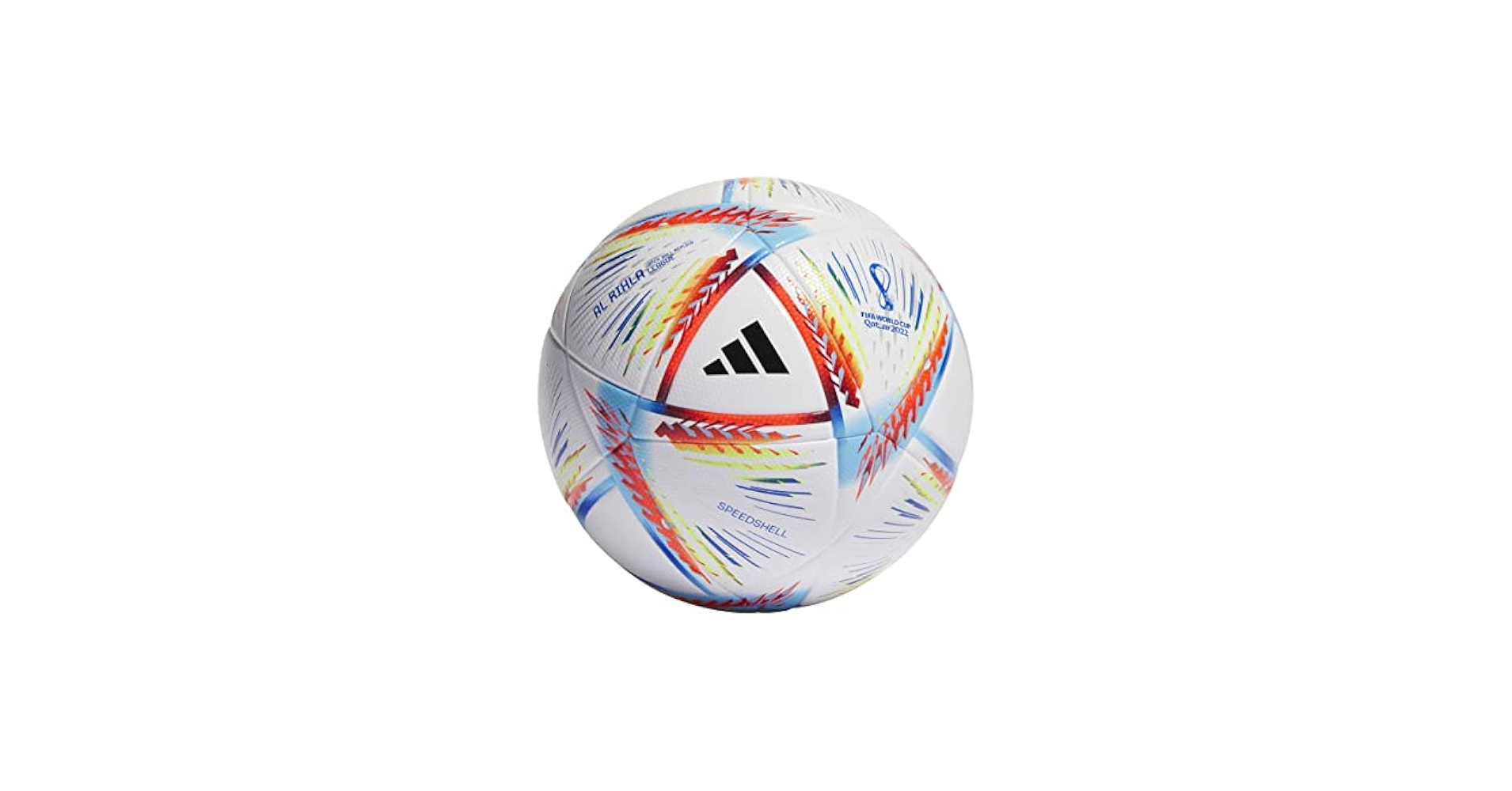 Amazon.com : adidas Al Rihla League Football, White/Panton