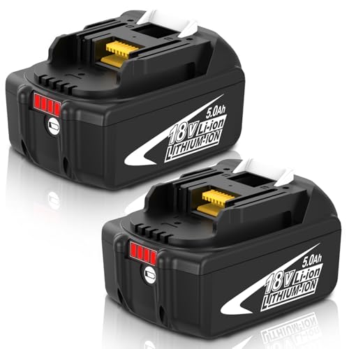 Ibanti 2X BL1850B 5.0Ah 18V Reemplazo para Makita 18V Bateria BL1...