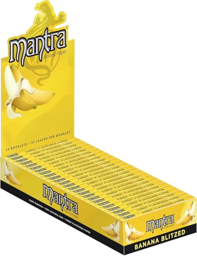 Mantra Flavored Rolling Papers Banana 1 1/4 (78mm) - Full