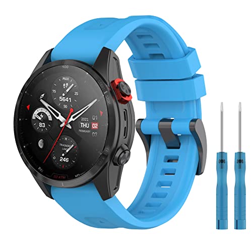 SenMore 22 mm strap compatible with Amazfit Falcon, silicone sport replacement parts watch strap for Amazfit Falcon smartwatch
