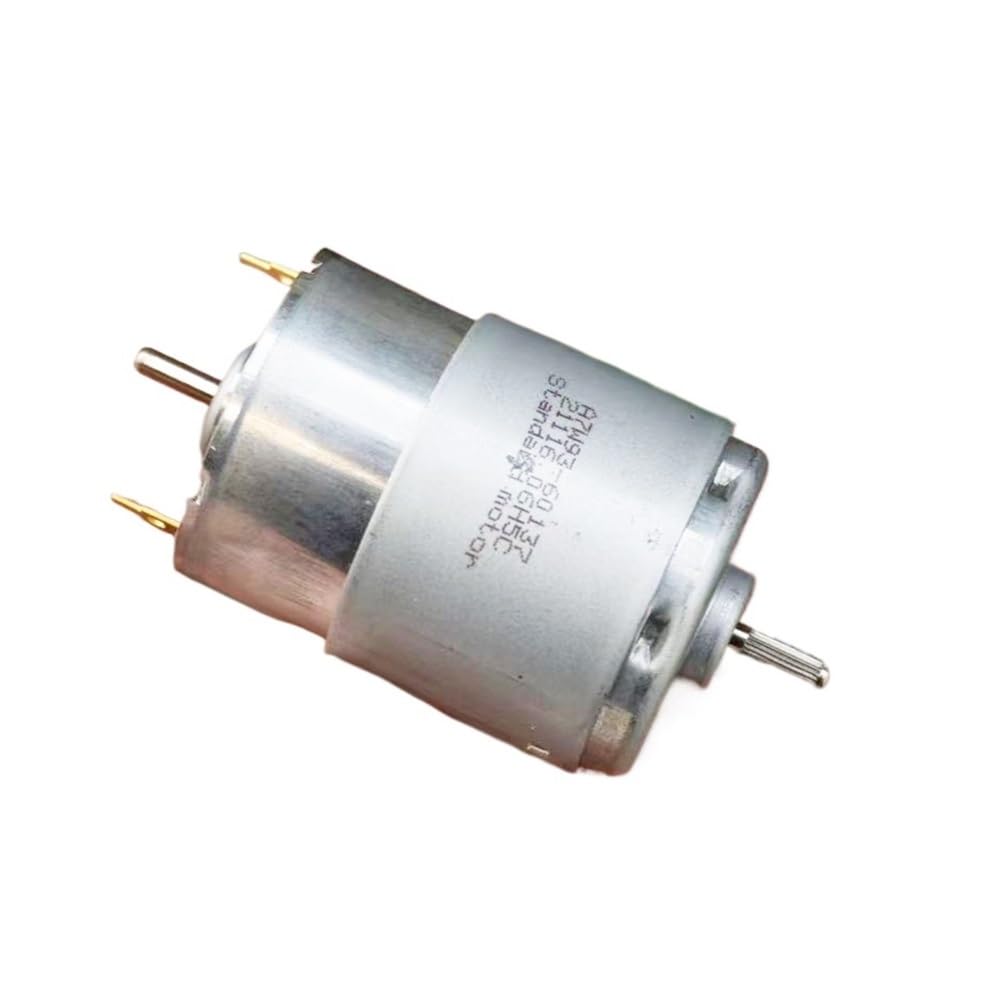 HSMQUBDBX 385 Electronic Starter Double Shaft DC 12V 18V 24V 10500RPM 2.3mm Shaft for Carbon Brush Toy Model Electronic Starter