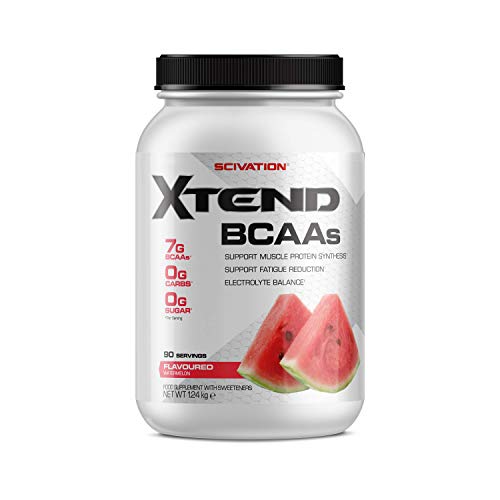 XTEND Original - Suplemento de BCAA en polvo - Sandía | Aminoácidos de cadena ramificada | 7 g de BCAA con electrolitos para una mayor hidratación y recuperación | 90 raciones
