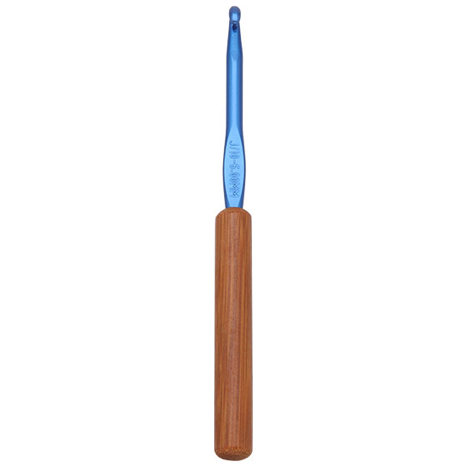 Ergonomic Crochet Hook Wood Handle Tunisian Crochet Hook Afghan Needle for Rug Making Hair Braiding and Knitting Wood Set