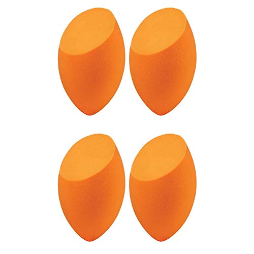 MINCHEDA Maquillage éponge, à Fond de Teint de Éponges de maquillage, Convient pour les liquides, les anticernes et les crèmes, 4 pièces