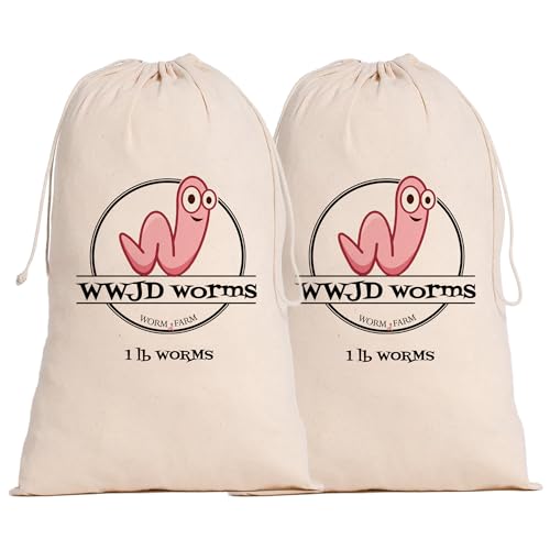 WWJD Worms Red Wigglers Composting Worms - 2lb Red Worms