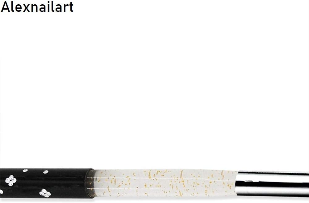 Black Nail Brush Kolinsky Sable Acrylic Brush For UV Gel Nail Painting Pen Nail Equipment (10#) - Image 5
