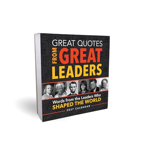 2027 Great Quotes From Great Leaders Boxed Calendar: 365 Inspirational Quotes from Leaders Who Shaped the World (Daily Quote Calendar, Inspirational Office & Desk Gift) image 5
