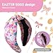 OCOUYVD Women Knotted Headband Easter Egg Pink Headband for Girls Elastic Non Slip Hairbands Color Holiday Hair Accessories Easter Decor Gifts Wide Headbands One Size Fits Most