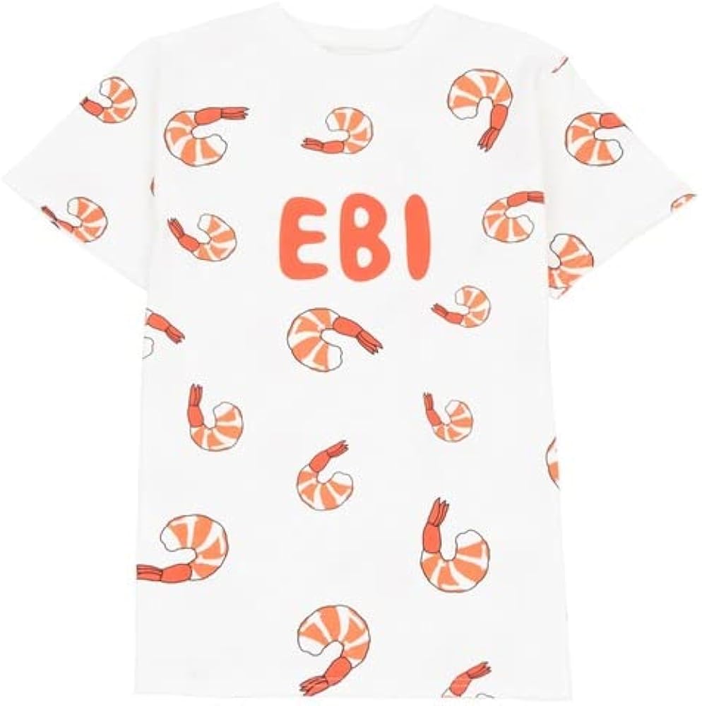 プニュズ PUNYUS 総柄スウェット サイズ4トレーナー エビ EBI