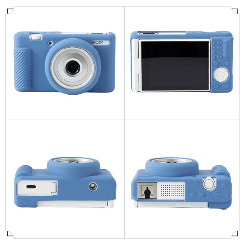 Funda de silicona para cámara digital Sony ZV-1F/II/M2 color azul miniatura 3