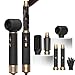 Atopskins Airbrush Haarstyler 5 in 1 Hair Stylers Air Styler set mit LCD-Bildschirm, 1000W Rundbürste, Warmluftbürste, Föhnbürste, Haartrockner, Auto Air Culer, Hairstyler Airstyler für Alle Haartypen