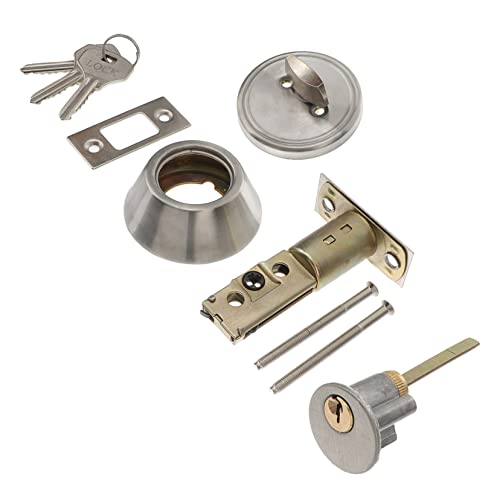Tofficu 1 Juego De Cerradura Circular De Un Solo Lado Para Perilla De Puerta Llave Cerradura De Puerta De Doble Cara Cerradura De Privacidad Manija De Puerta Cerraduras De Puerta