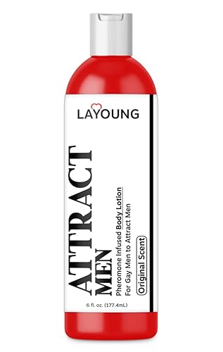Gay LAYOUNG Attract Men Loción corporal perfumada con infusión de feromonas - Crema - Fórmula para hombres