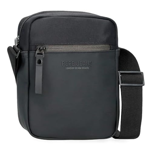 Pepe Jeans Sail up Bandolera Mediana Negro 17x22x6 cms Poliéster y PU by Joumma Bags | Ya disponible en tu tienda friki favorita! En mundofriki.es!
