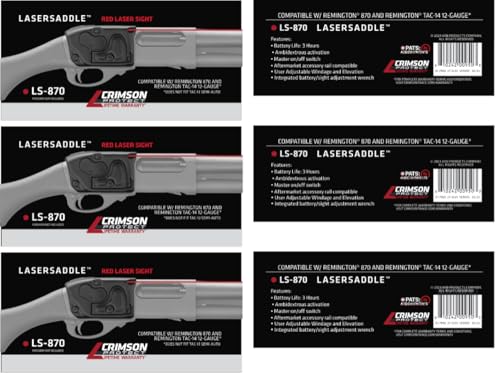 Crimson Trace LS-870 Shotgun Lasersaddle with Ambidextrous Control, Easy Adjustments and Quick Installation for Laser Sighting, Shooting, Competition and Range by Crimson Trace - Image 7