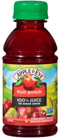 Apple & Eve On The Go 100% Juice, Fruit Punch, 8oz (Pack of 24)