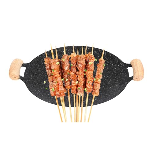 Sartén para parrilla – Plato de cocina al aire libre, placa de sartén multifunción | Sartén de superficie plana, herramienta para electrodomésticos, solución compacta de parrilla de camping