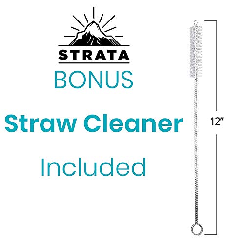 Strata Cups Skinny Tumblers 4 Colored Acrylic Tumblers With Lids And Straws | Skinny, 16Oz Double Wall Clear Plastic Tumblers With Free Straw Cleaner & Name Tags! (Multicolor, 4) #TOP5