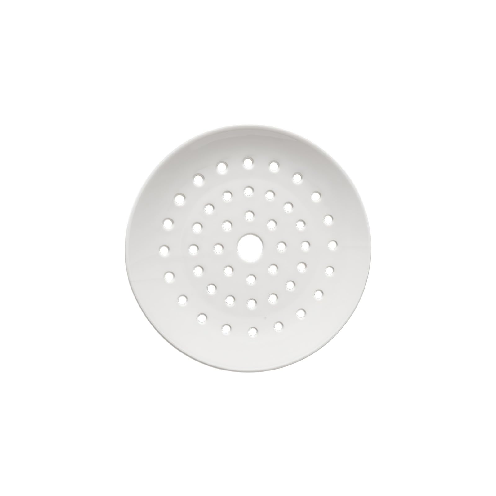 ZEPFJHE Ceramic Steamer for Both Eastern and Western Cuisines Ensures Retention Microwave and Dishwasher Friendly Ceramic Steamer Plate