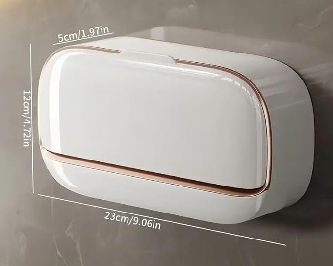 Ultreos Elegant Soap Holder with Lid & Drain Tray β Modern, Hygienic & Space-Saving Bathroom Decor 1