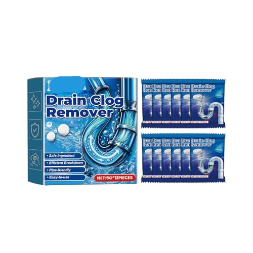 KLYso Pastillas Desatascadoras For Desagües De Inodoro, Lavabo, Bañera Y Cocina. Fórmula Desodorizante Y Ecológica.(1PCS)