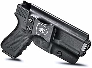 G17/19 Holster, IWB Kydex Holster Fit: Glock 17/19/19X/26/44/45 Gen(1 2 3 4 5) & Glock 23/32 Gen(3-4) Pistol - Not for G23 Gen 5, Inside Waistband Condealed Carry, Adj.Cant&Posi-Click Retention, Right