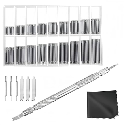 MAKABEE Watch Link Remover Kit with Spring Bar Tool Band Tool and 360 Pcs Strap Link Pins for Watch Repair and Band Removal Visit The Store
