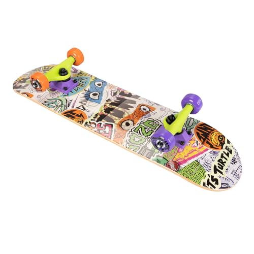 Teenage Mutant Ninja Turtles Kids Skateboard Popsicle Board Features Fun TMNT Graphics on Deck & Grip Tape! 50mm 95A Wheels, Carbon Steel 608ZZF Bearings by Teenage Mutant Ninja Turtles - Image 4
