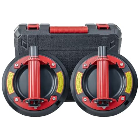 JUYLTOOL 2 Pack Glass Suction Cups with Case Cover