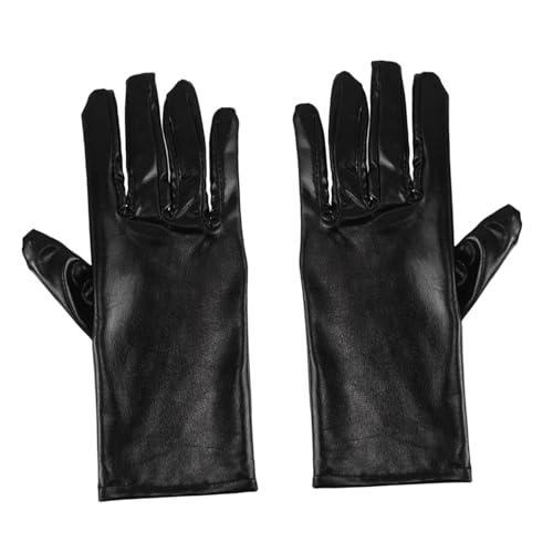 BESTYASH Patent Leather Gloves Fashion Accessory for Women Bridal and Wedding Uv Protection Photo Banquet Cycling Evening Gown