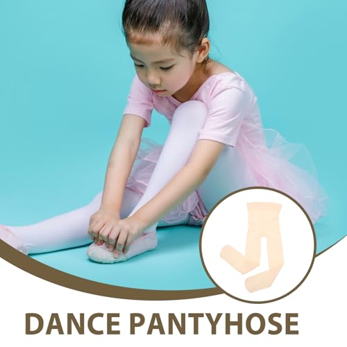 KESYOO 1pair Girls Ballet Dancers Footed Tights Opaque Dance Leggings for Performance Height Soft and Breathable Material for Comfortable Movement4