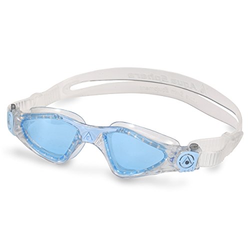 Aqua Sphere Kayenne Ladies With Blue Lens (Glitter/Powder Blue) Swim Goggles For Women #TOP3