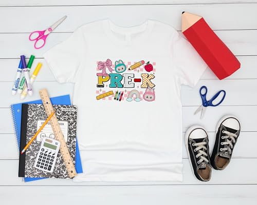 Pre-K #182 Toddler Shirts, 2T-4T, Girls, Labooboos, Cute Little Monsters, Great for The First Day of School Or Everyday3