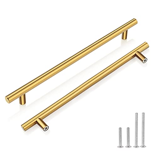 Gobrico 10 maniglie da cucina, 192 mm, maniglie per armadi, cassetti, credenze, maniglie per porte in acciaio inox, maniglie lunghe per armadietti