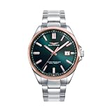 Sandoz Reloj Hombre Acero Verde Swiss Made Casuel 83001-67
