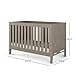 Child Craft Kieran Crib and Dresser Nursery Set, 2-Piece, Includes 3-in-1 Convertible Crib and 3-Drawer Dresser, Grows with Your Baby (Crescent Gray)